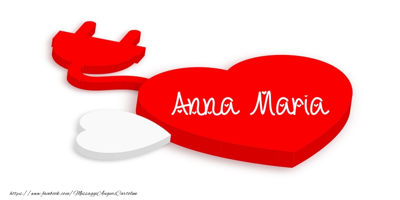Cartoline d'amore - Cuore | Love Anna Maria