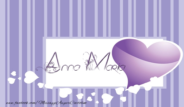 Cartoline d'amore - Cuore | Love Anna Maria