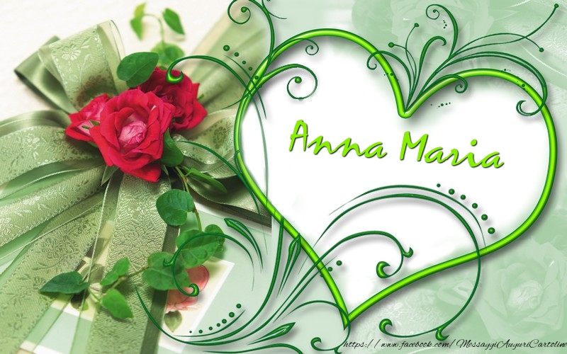 Cartoline d'amore - Cuore & Fiori | Anna Maria