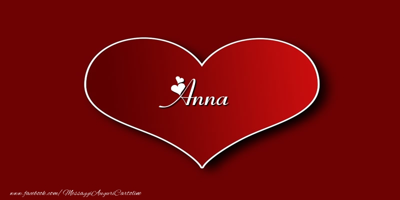 Cartoline d'amore - Amore Anna