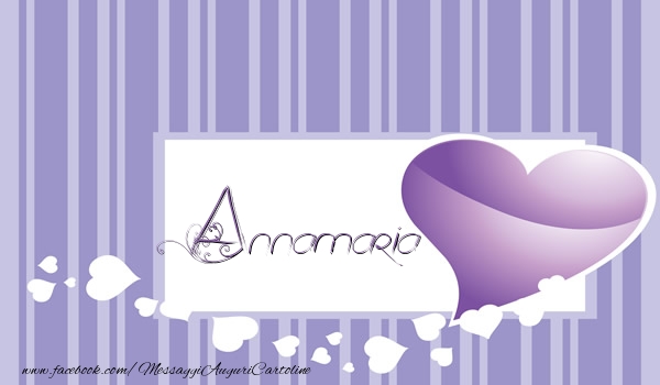 Cartoline d'amore - Cuore | Love Annamaria