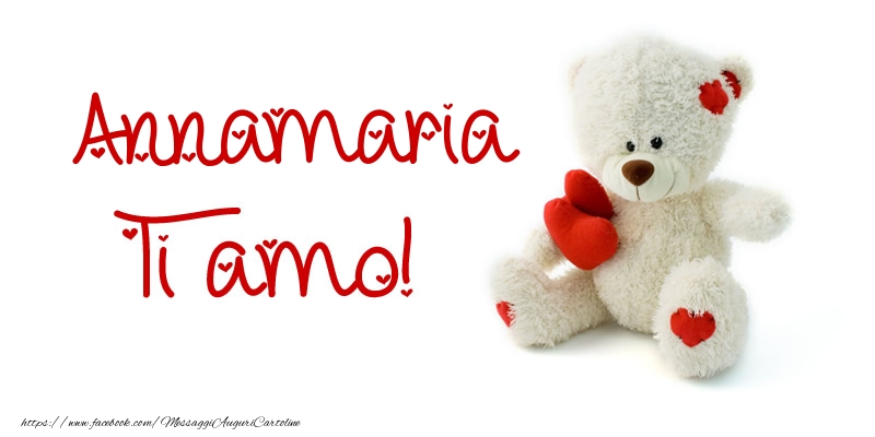 Cartoline d'amore - Animali & Animazione & Cuore & Orsi | Annamaria Ti amo!