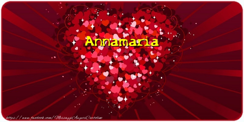 Cartoline d'amore - Cuore | Annamaria