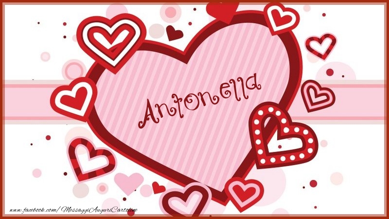 Cartoline d'amore - Cuore | Antonella