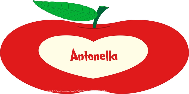 Cartoline d'amore -  Antonella nel cuore