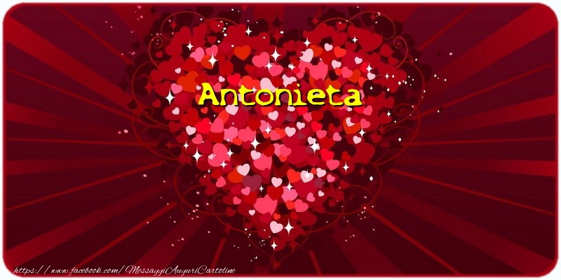 Cartoline d'amore - Cuore | Antonieta