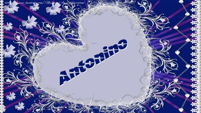 Cartoline d'amore - Cuore & Fiori | Antonino