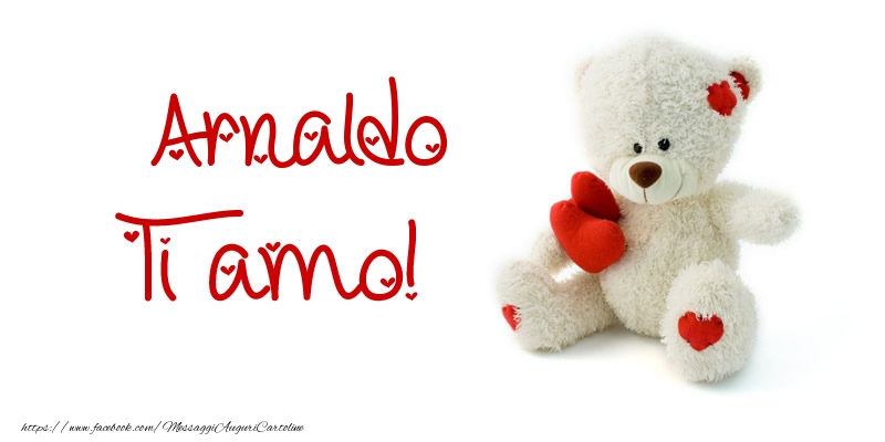 Cartoline d'amore - Animali & Animazione & Cuore & Orsi | Arnaldo Ti amo!