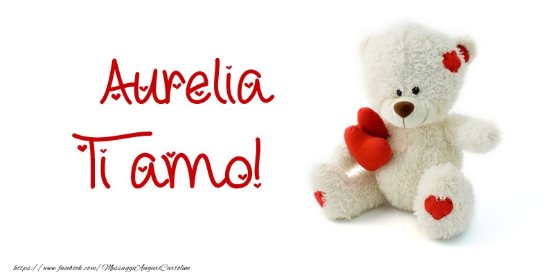 Cartoline d'amore - Animali & Animazione & Cuore & Orsi | Aurelia Ti amo!