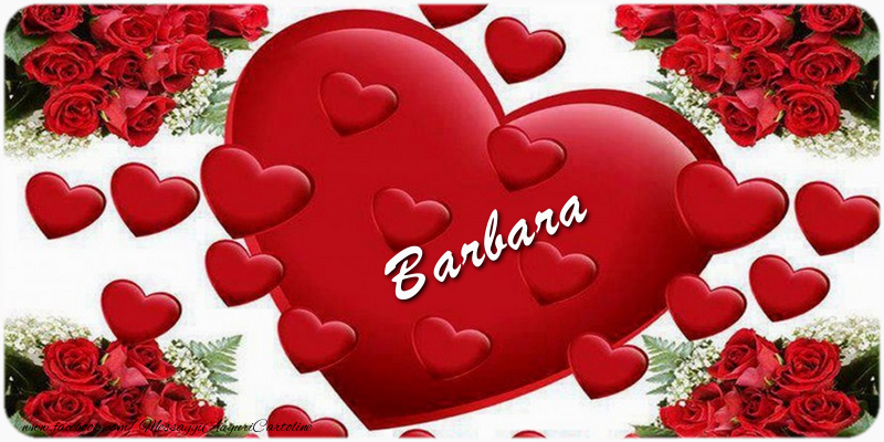 Cartoline d'amore - Cuore | Barbara