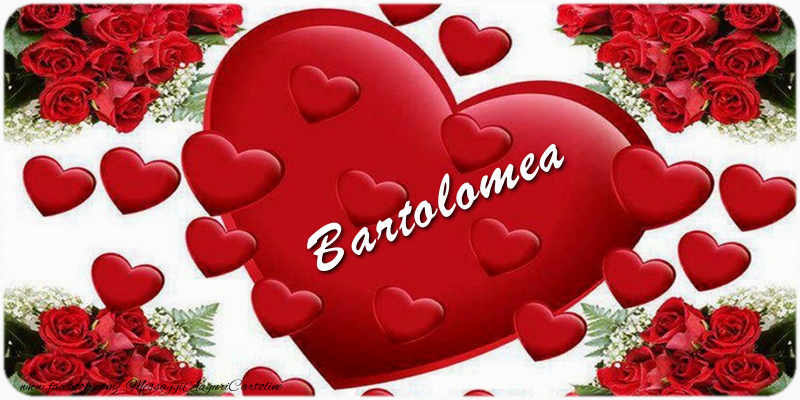 Cartoline d'amore - Cuore | Bartolomea