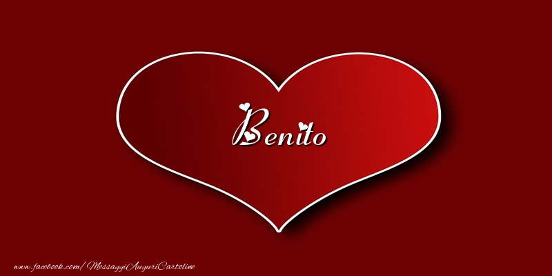 Cartoline d'amore - Cuore | Amore Benito