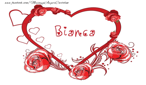 Cartoline d'amore - Cuore | Love  Bianca