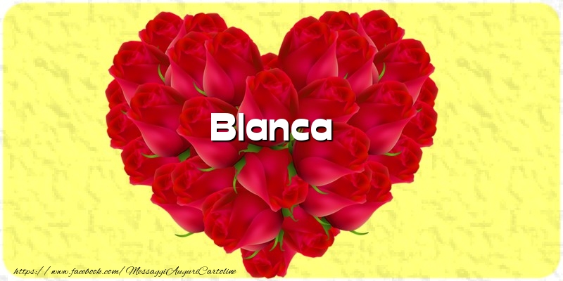 Cartoline d'amore - Cuore | Blanca