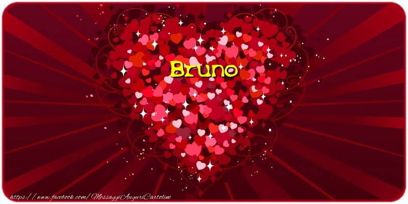 Cartoline d'amore - Cuore | Bruno