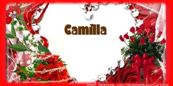 Cartoline d'amore - Cuore & Fiori & Mazzo Di Fiori | Love Camilla!