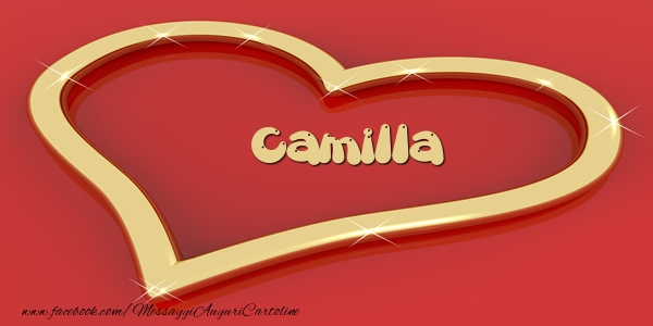 Cartoline d'amore - Cuore | Love Camilla