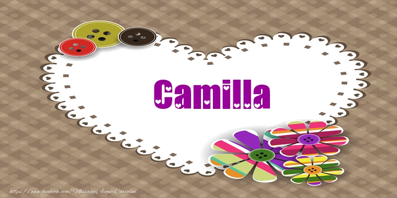 Cartoline d'amore -  Camilla nel cuore!