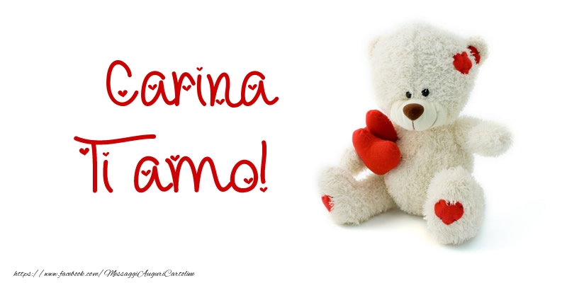 Cartoline d'amore - Animali & Animazione & Cuore & Orsi | Carina Ti amo!