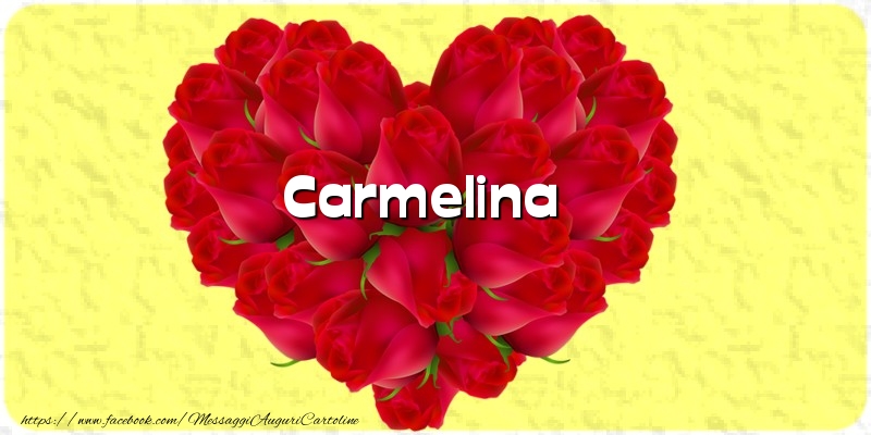 Cartoline d'amore - Cuore | Carmelina