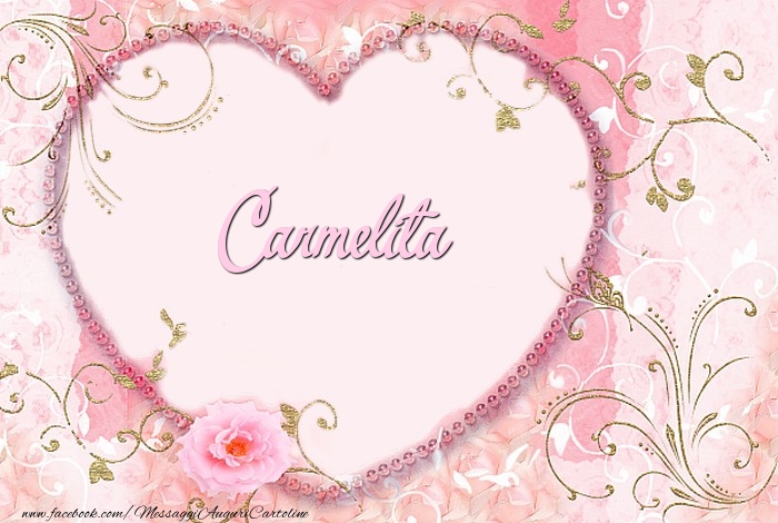 Cartoline d'amore - Cuore & Fiori | Carmelita