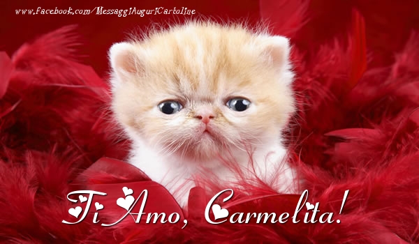 Cartoline d'amore - Animali | Ti amo, Carmelita!