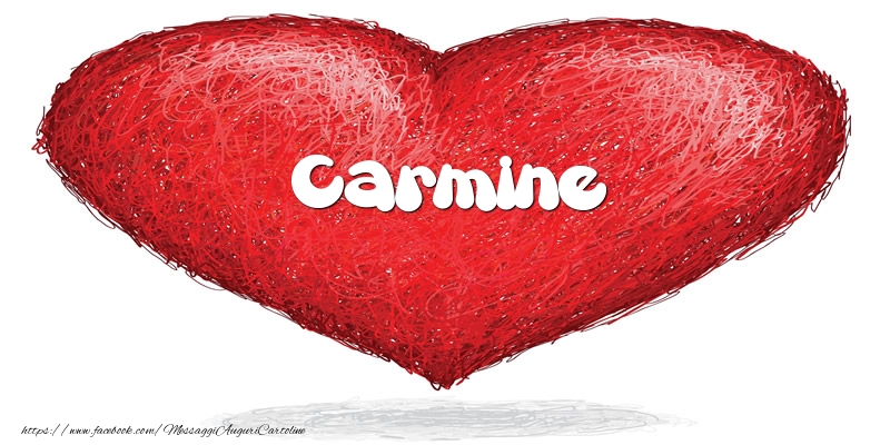 Cartoline d'amore -  Carmine nel cuore