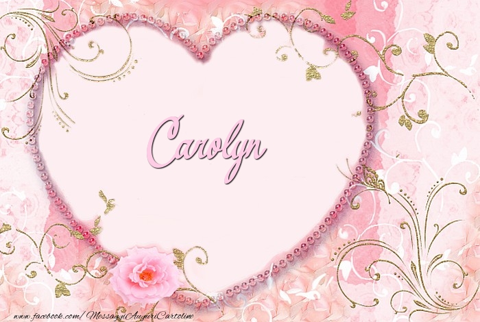 Cartoline d'amore - Cuore & Fiori | Carolyn