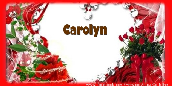 Cartoline d'amore - Love Carolyn!