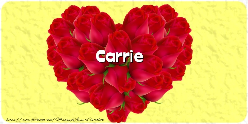 Cartoline d'amore - Cuore | Carrie