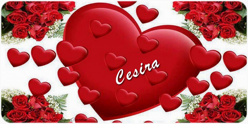 Cartoline d'amore - Cuore | Cesira