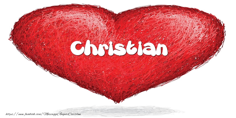 Cartoline d'amore -  Christian nel cuore