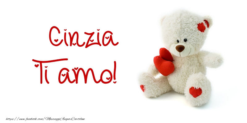 Cartoline d'amore - Animali & Animazione & Cuore & Orsi | Cinzia Ti amo!