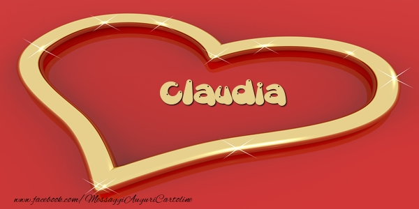 Cartoline d'amore - Love Claudia