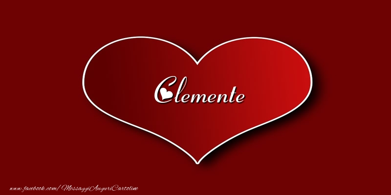 Cartoline d'amore - Amore Clemente