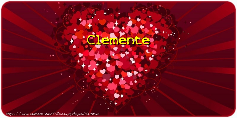 Cartoline d'amore - Cuore | Clemente