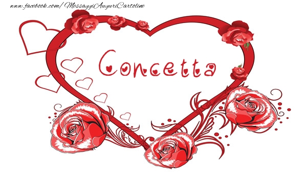 Cartoline d'amore - Love  Concetta