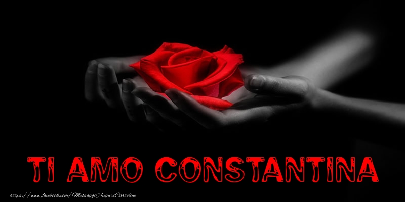 Cartoline d'amore - Rose | Ti Amo Constantina