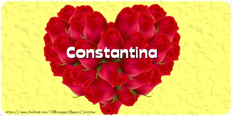  Cartoline d'amore - Cuore | Constantina