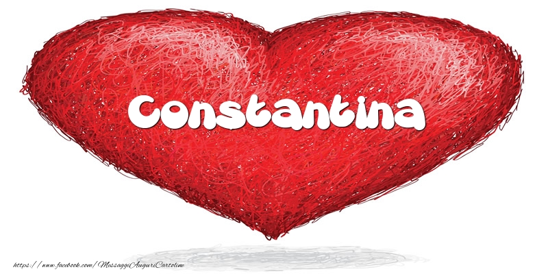 Cartoline d'amore -  Constantina nel cuore