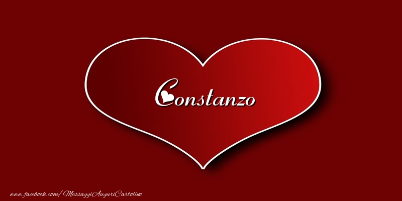 Cartoline d'amore - Amore Constanzo