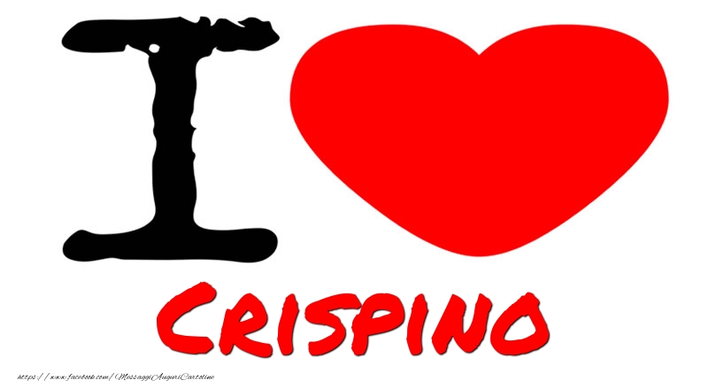 Cartoline d'amore - Cuore | I Love Crispino