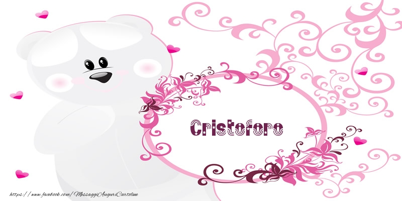 Cartoline d'amore - Cristoforo Ti amo!