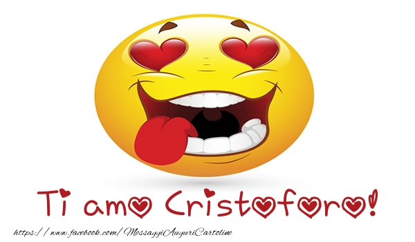 Cartoline d'amore - Ti amo Cristoforo!