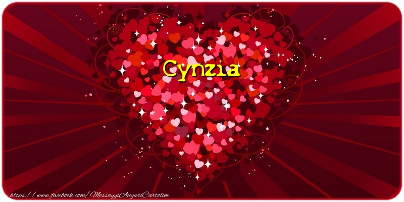 Cartoline d'amore - Cuore | Cynzia