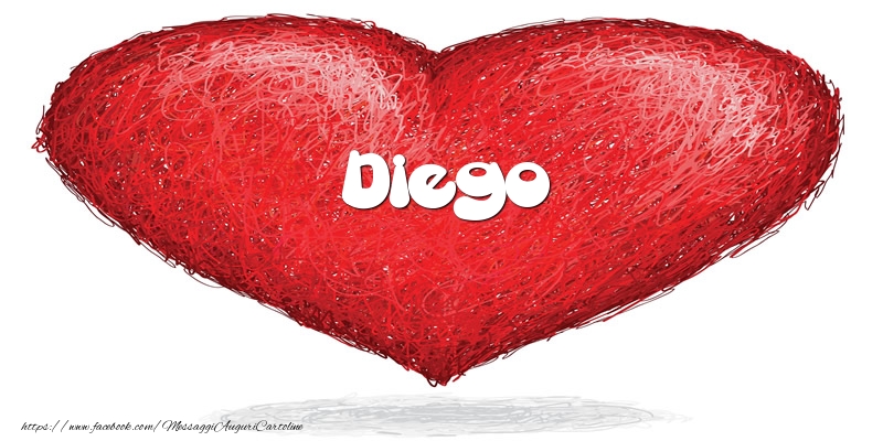 Cartoline d'amore -  Diego nel cuore