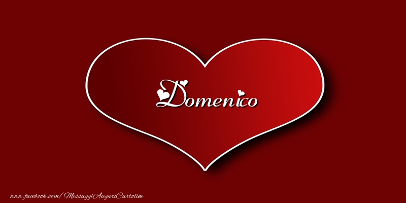 Cartoline d'amore - Amore Domenico