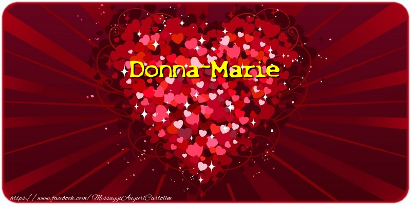 Cartoline d'amore - Cuore | Donna-Marie