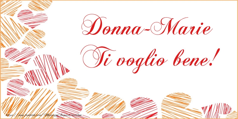 Cartoline d'amore - Donna-Marie Ti voglio bene!