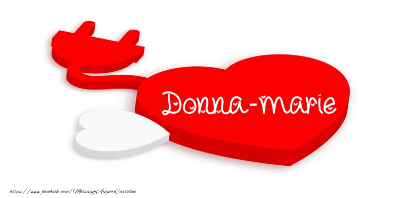 Cartoline d'amore - Cuore | Love Donna-Marie